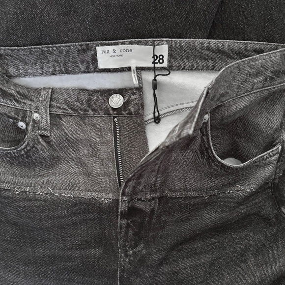 Rag & Bone Miramar Fleece Terry Sofie Wide Leg Sweatpants Jeans Charlize 28 NWOT - Picture 8 of 9